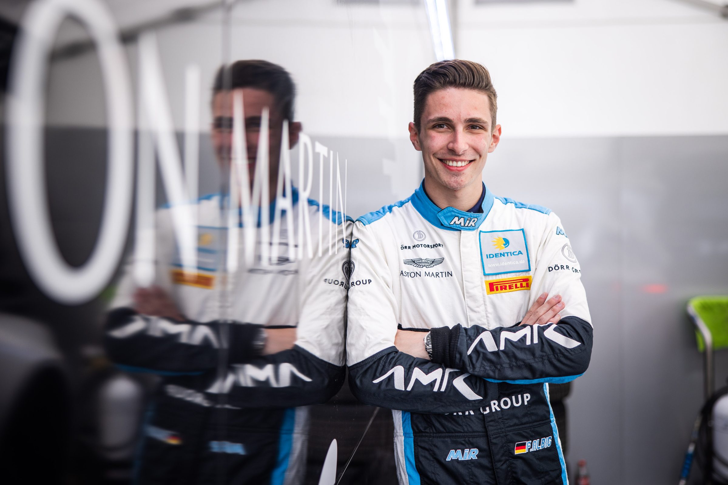 Finn Albig in his Dörr Motorsport race suit